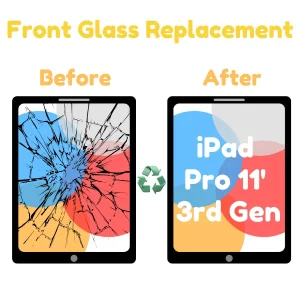 Front Glass Replacement iPad Pro 11 3rd gen A2377, A2459, A2301, A2460 2021