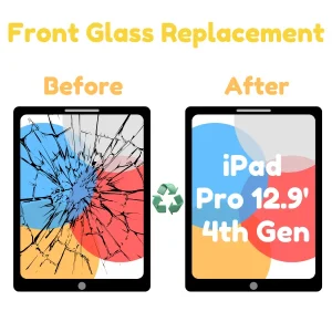 Front Glass Replacement iPad Pro 12.9 4th gen A2229, A2069, A2232, A2233 2020