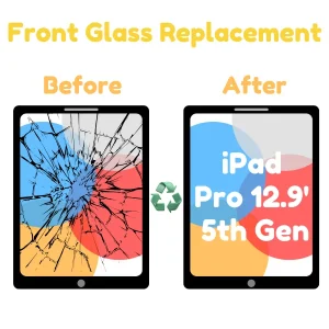 Front Glass Replacement iPad Pro 12.9 5th gen A2378, A2461, A2379 2021