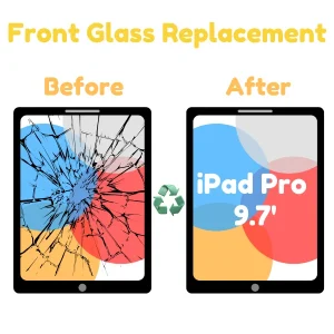 Front Glass Replacement iPad Pro 9.7 A1673, A1674, A1675 2016