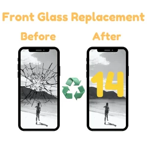 iPhone 14 Front Glass Replacement Repair Sevice