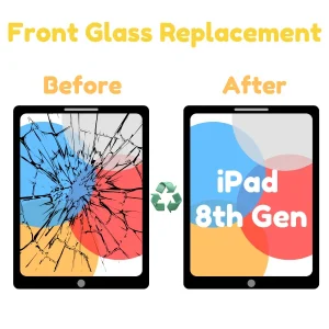 Front Glass Replacement iPad 8th gen A2270, A2428, A2429, A2430 2020