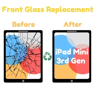 Front Glass Replacement iPad mini 3rd gen A1599, A1600 2014